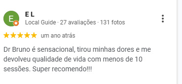 Depoimento EL — Qualidade de vida em menos de 10 sessões