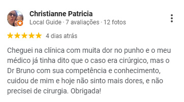 Depoimento Christianne Patricia — Evitou cirurgia