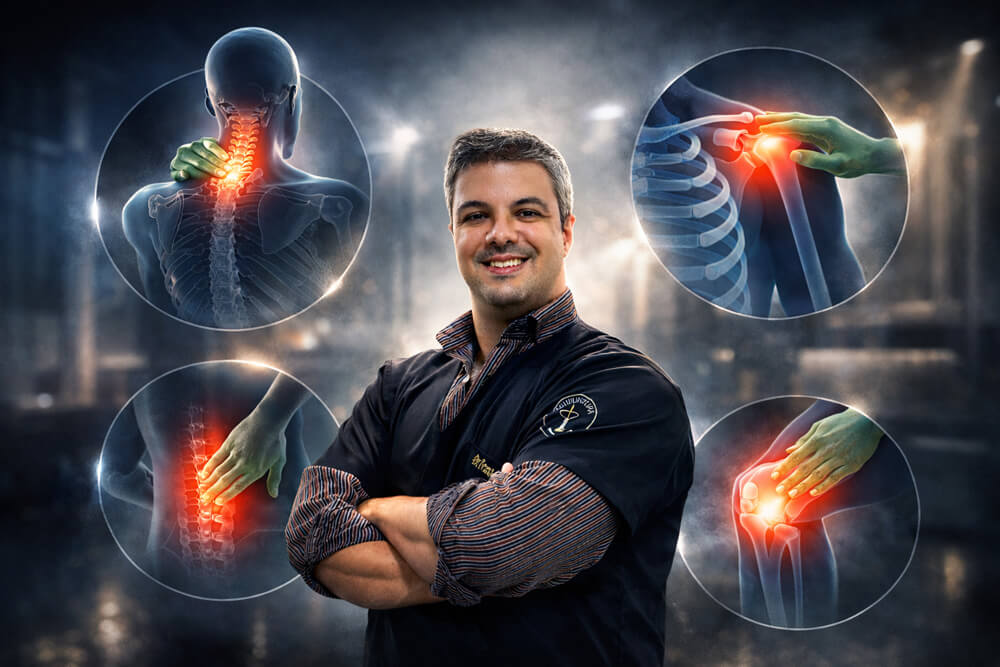 Dr. Bruno Limoeiro durante consulta